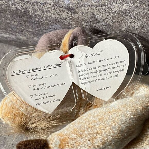 Ty Beanie Baby Goat NEW Vintage 90s Goatee 1998 - Picture 2 of 10